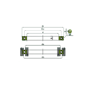 ОПУ прецизионная серия с перекрестными роликами RE25025-UU-CC0-P5 ISKRA