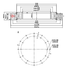 ОПУ стандартная серия с одним рядом шариков NB1.14.0179.200-1PPN ISKRA