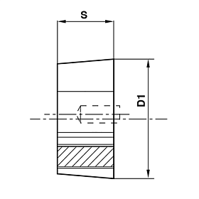 Втулка тапербуш 1610-22 мм ISKRA