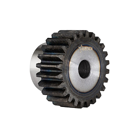 Зубчатая шестерня под расточку со ступицей и калеными зубьями, M=1,5, Z=20 PM27T20 ISKRA
