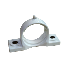 Корпус подшипника P206 (бел. пласт) P206PW ISKRA