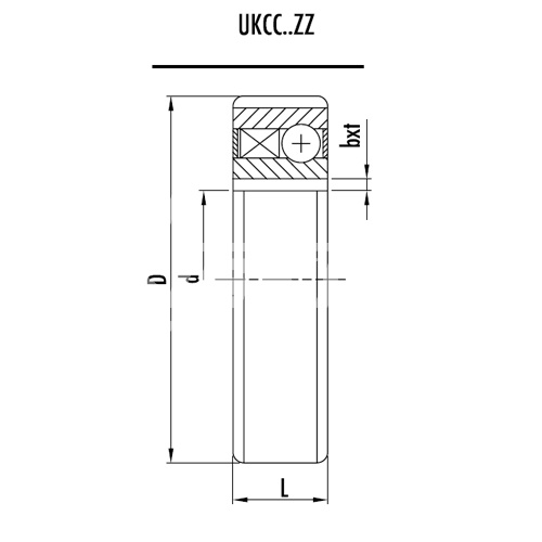 Обгонная муфта UKC25-ZZ (CSK25P) ISKRA