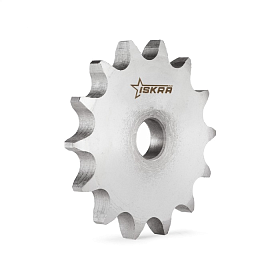 Звездочка без ступицы под расточку для цепи: 08B-1, Z=15, 1/2" x 5/16" CS09015 (PHS 08B-1A15) ISKRA