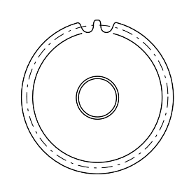 Зубчатая шестерня без ступицы, M=1, Z=80 CM26080 ISKRA