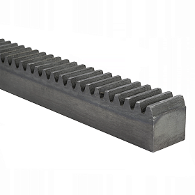 Рейка зубчатая прямозубая с закалкой: 15x15, L=2000 мм, M=1 CR26200T ISKRA
