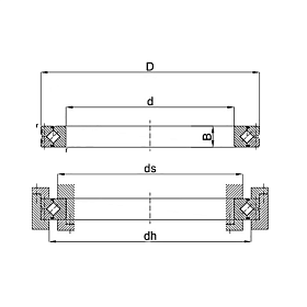 ОПУ прецизионная серия с перекрестными роликами CRBH6013-A-UU-T1-P5 ISKRA