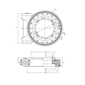 ОПУ с червячным приводом SG222-25LH ISKRA